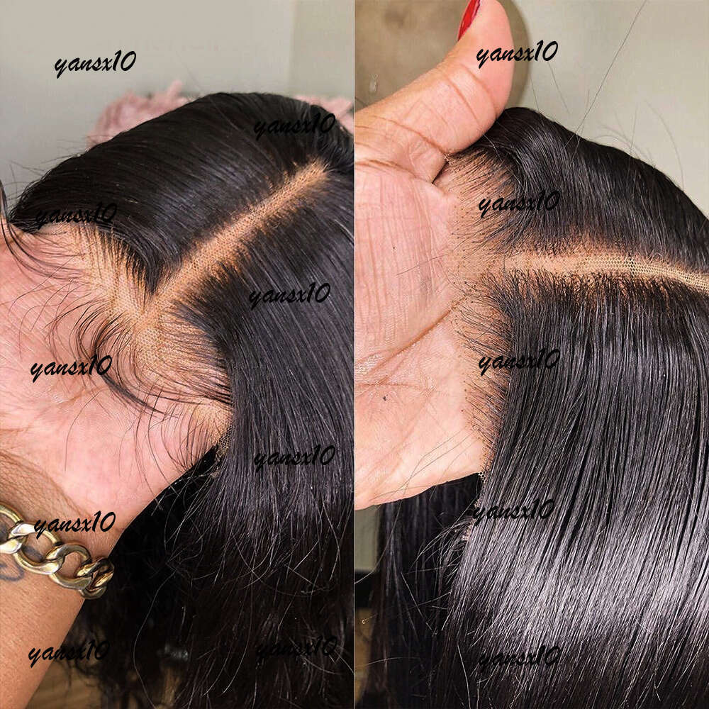 Easy Go Wig Peruvian Soft Ready To Wear Plucked Straight Simulation Human Hair Pre Cut 13x4 Lace Front Wigs for Women