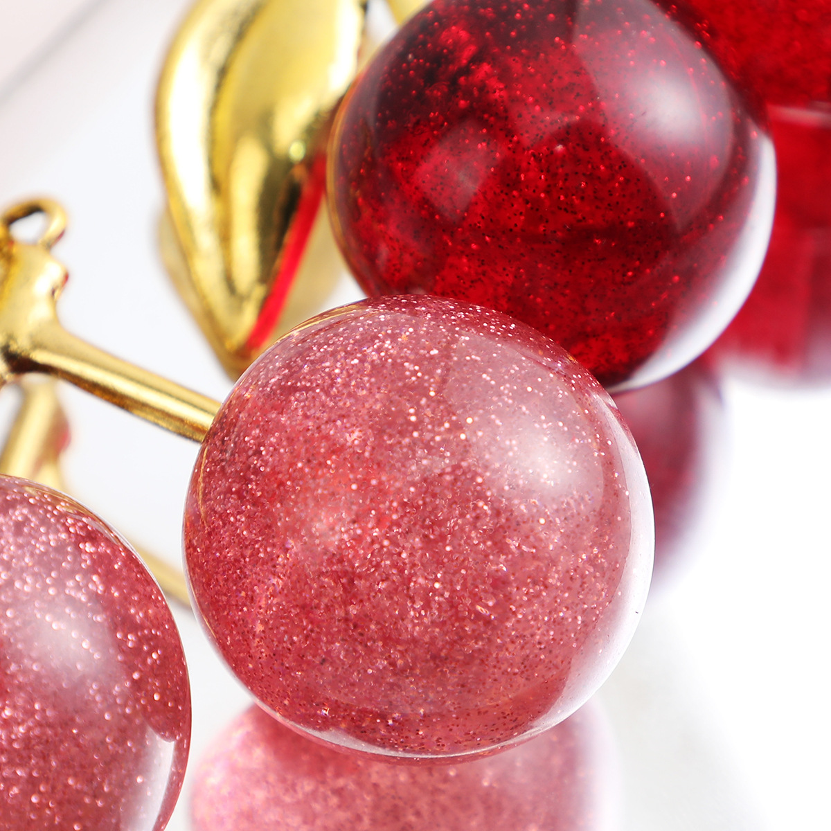 Cherry Keychains Exquisite Creative Handbag Accessory Car Key chain Decoration Gift