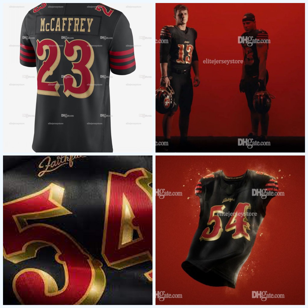 Personalized Custom Football 2025 Rivalries Jersey Christian McCaffrey Brock Purdy Deebo Samuel Trey Lance Nick Bosa George Kittle Fred Warner Jerry Rice Talanoa
