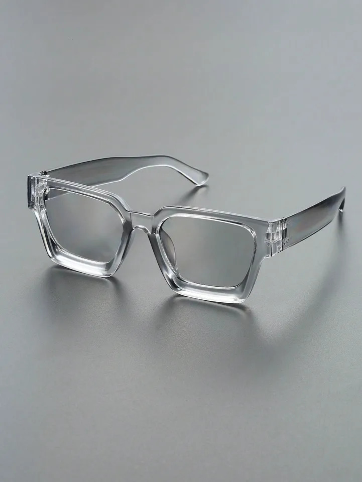 12 PC S Classic Fashion Square Plastic Frame Women Sunglasses For Men Daily Life Shades Eyewear Accessories 250829