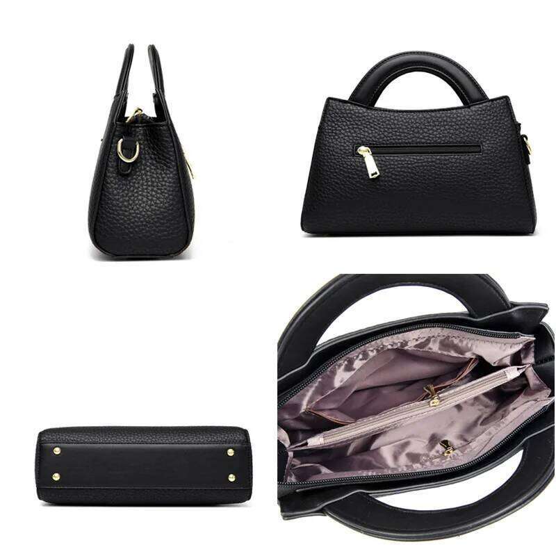 Female Trend Vintage Tote High Quality Leather Crossbody Shoulder Bag Women Brand Designer Large Capacity Handbag