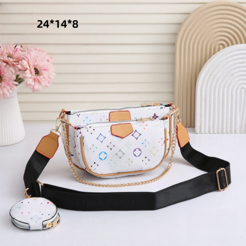 Luxurys Designers bag Multi Felicie Pochette Women Chain Bags Wallet Messenger Leather Handbags Shoulder High Quality Flower Purse Crossbody Bag Dust bag