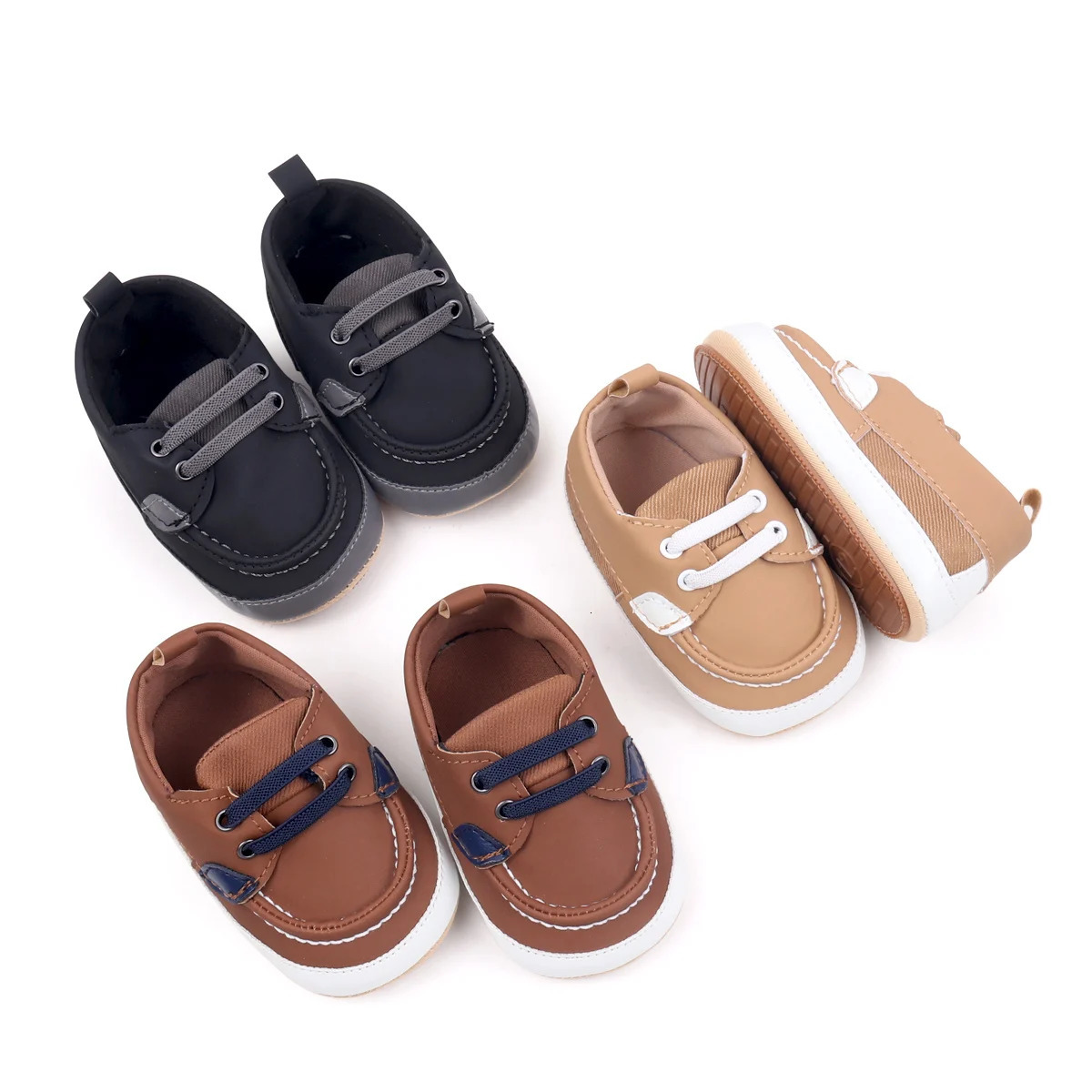 Spring and Autumn Baby Boys Girls Casual Shoes High Quality Fashion Soft Soled Nonslip Prewalker Crib Shoes Moccasins 250829