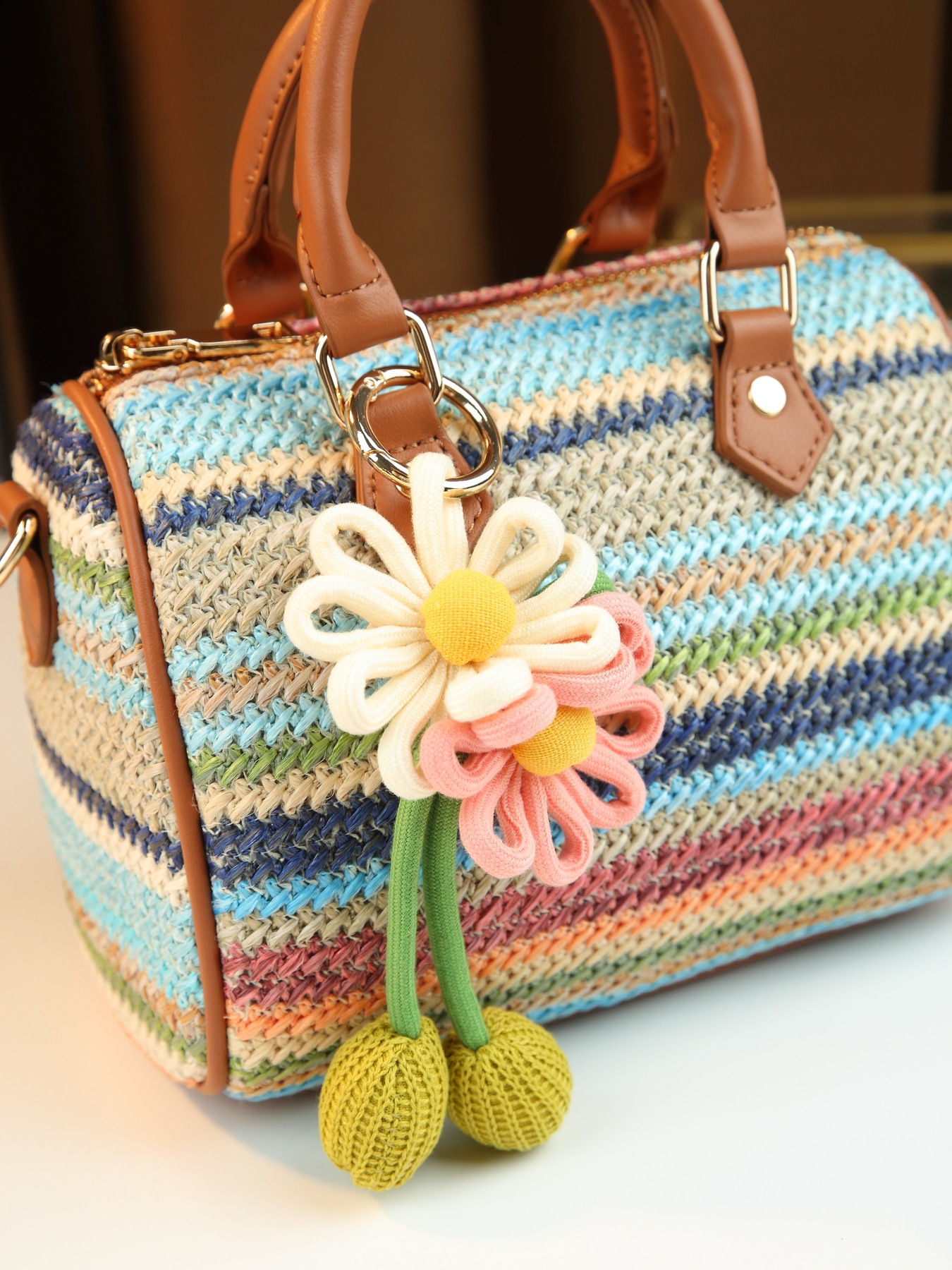 FIMKA designer bag free shipping luxury bag high quality colorful woven bag versatile fashion casual commuter handbag bag for woman