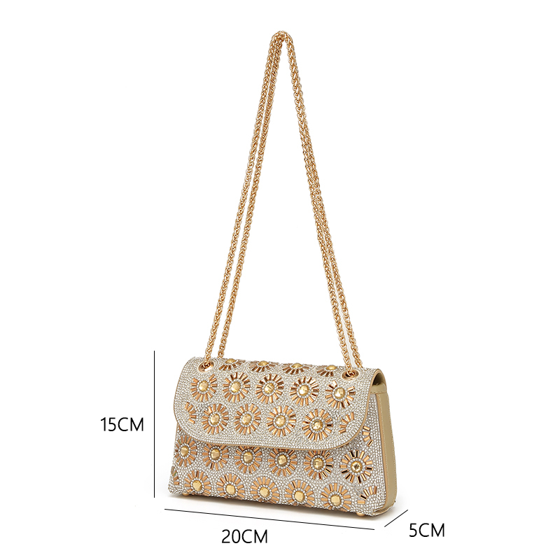 FIMKA designer bag free shipping luxury bag high quality diamond evening bag versatile fashion party shoulder bag for woman