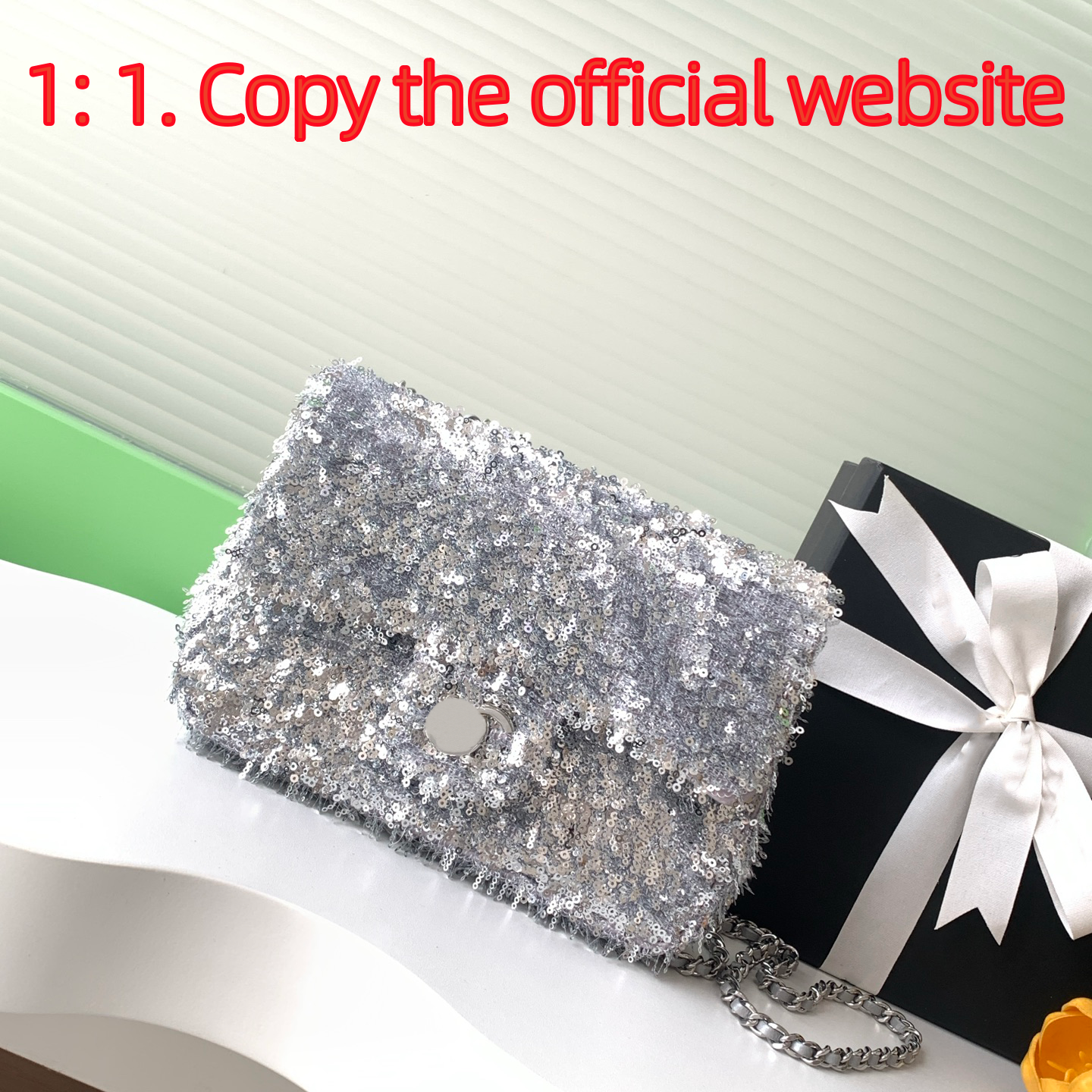 high quality Luxury Designer bags CFbag Womens crossbody bags Shoulder Bag tote handbag Messenger Evening Bags sequin chain cosmetic