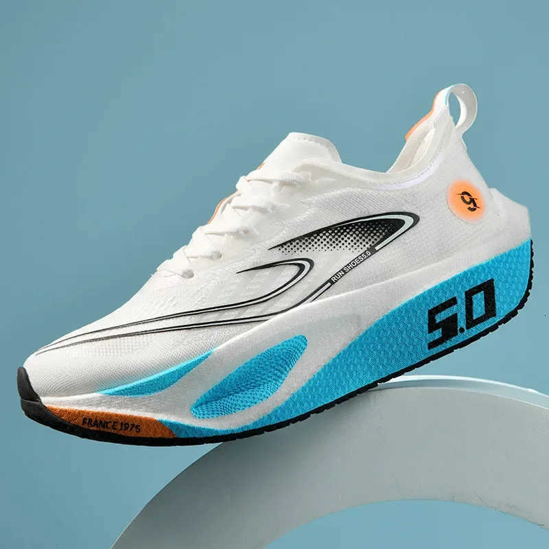 2025 Full Carbon Plate Running Shoes Professional Marathon Racing Lightweight Bounce Cushion Breathable Sports Sneakers Z250830