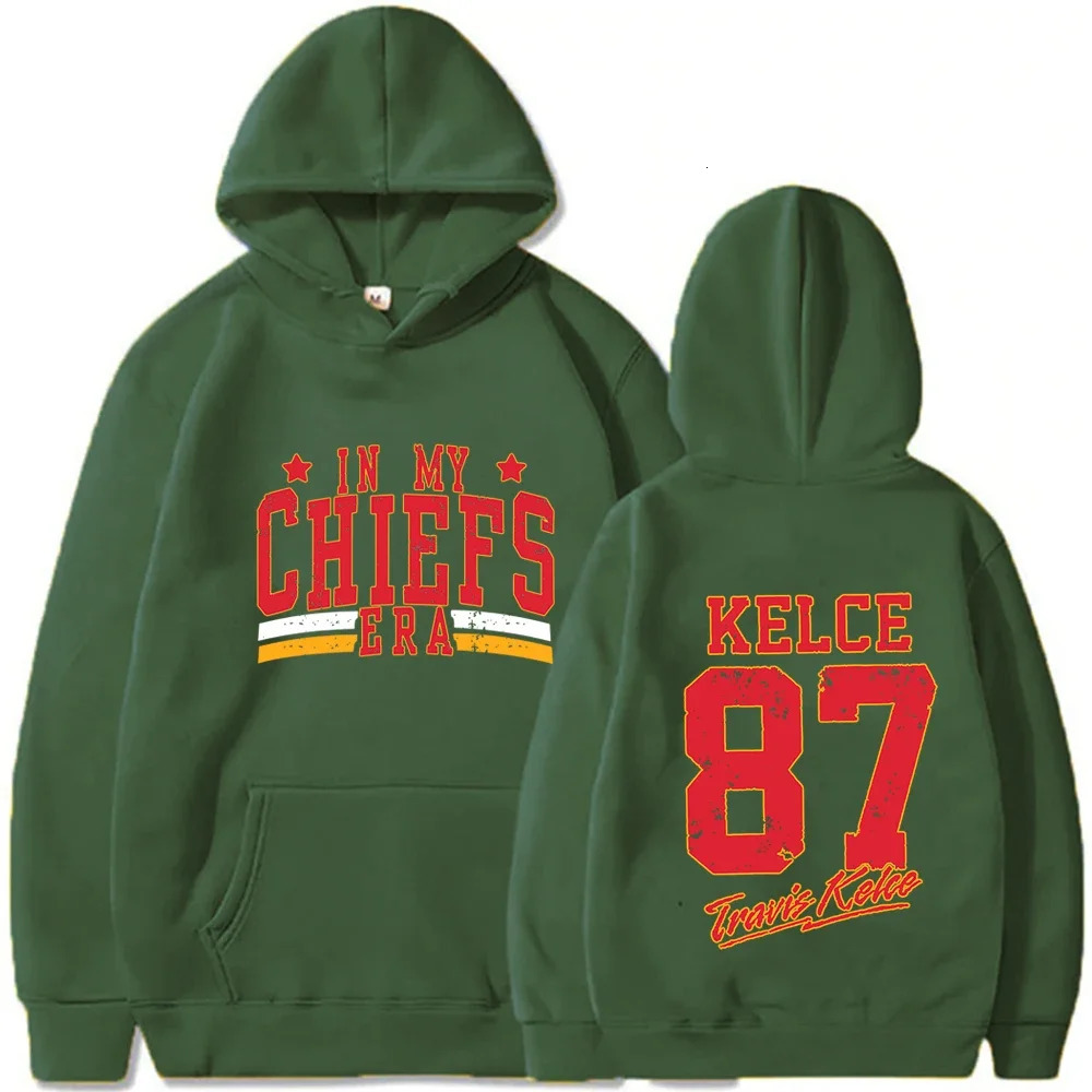 Retro in My Chiefs Era Sweatshirt Kelce 87 America Sweatshirt The Eras Tour Pullover Streetwear Coats 250829