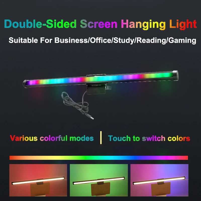Computer Monitor Screen Light Bar Monitor Light Bar EyeCare Stepless LED Desk Lamp Dimming Lighting Table Lamp for Work Gaming H250829