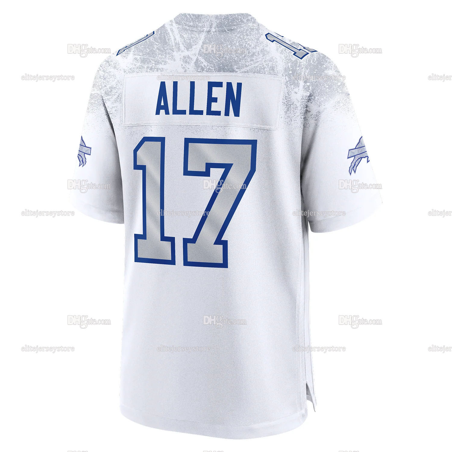 Youth Personalized Custom 2025 Rivalries Football Jersey Josh Allen Keon Coleman Joey Bosa Gabriel Davis Von Miller Dawson Knox Jim Kelly Embroidered Letter Number