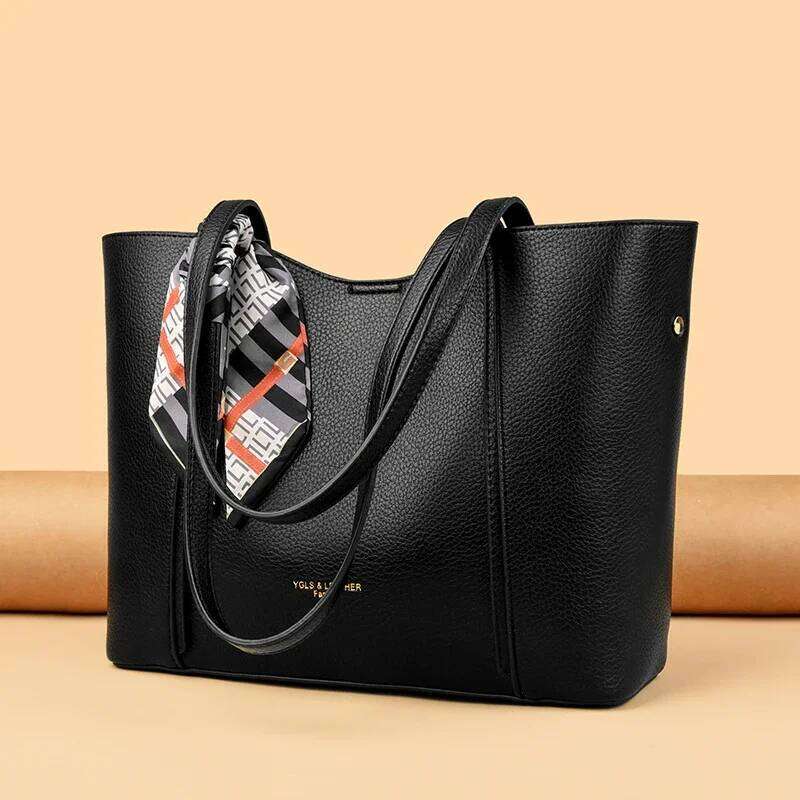 Genuine Brand Women Tote High Quality Soft Leather Large Ladies Shoulder Crossbody Bag Female Shopping Handbag A Main