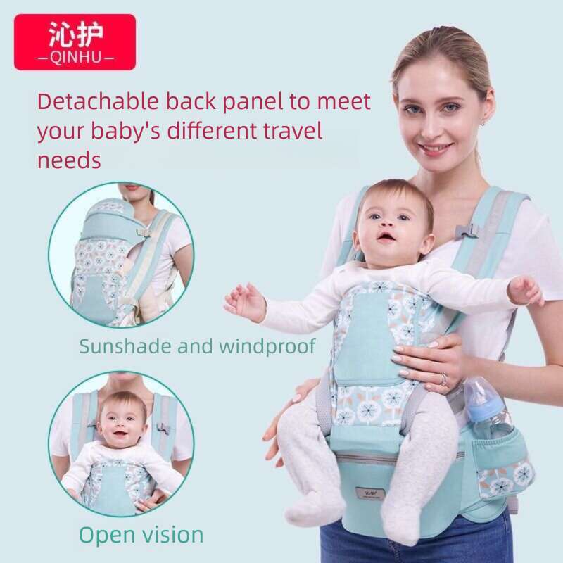 Multifunctional Newborn Pure Cotton Front and Back Four Seasons Universal Horizontal Storage Baby Infant Carrier