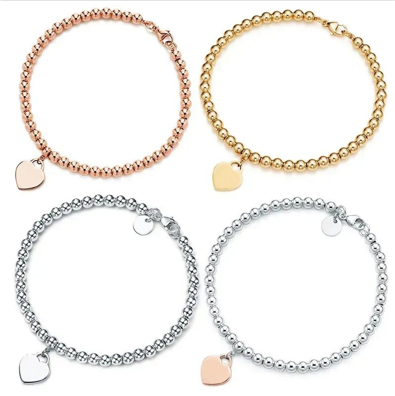 Charm Bracelets 925 Love Heart Designer Bracelet Sier Bracelet Bottom Plated Girlfriend Souvenir Lady Gift Fashion Charm Designer Jewelry 2024 Miss For woman TYJ03