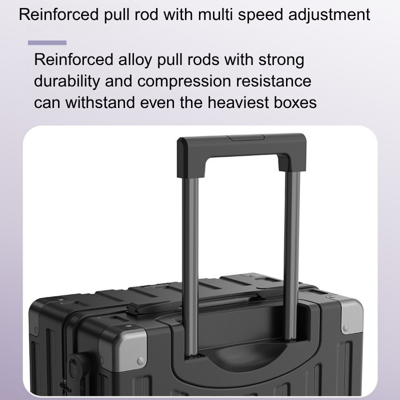 Multifunctional Hard Shell Luggage with Reinforced Corners & Universal Wheels B66