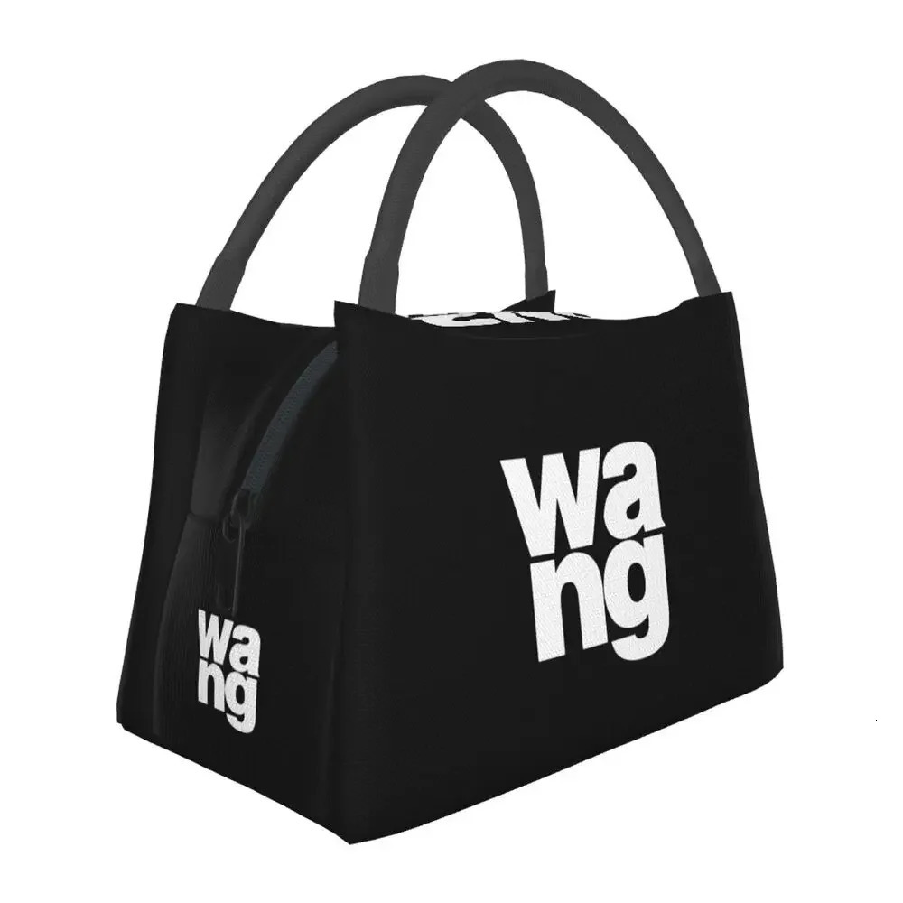 Insulated Lunch Bags Fashion W-Wang Letter Thermal Bag Lunch Container Leakproof Tote Lunch Box Food Storage Bags Office Travel 250820