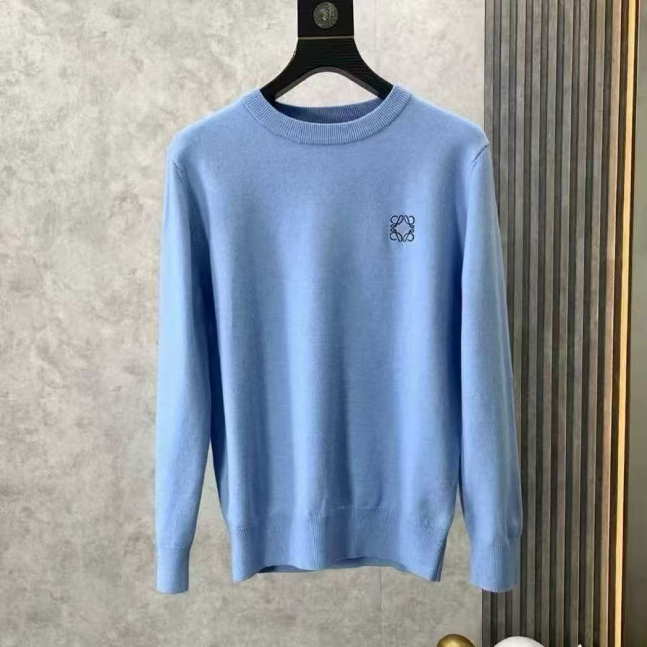Designer sweater for both men and women round-neck embroidered logo autumn/winter 2025 knitted sweater for couples