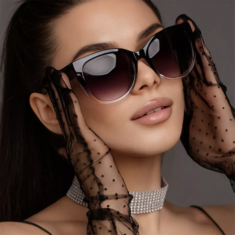 2025 Minimalist Cat Eye Sunglasses Trendy UV 400 Shades for Women