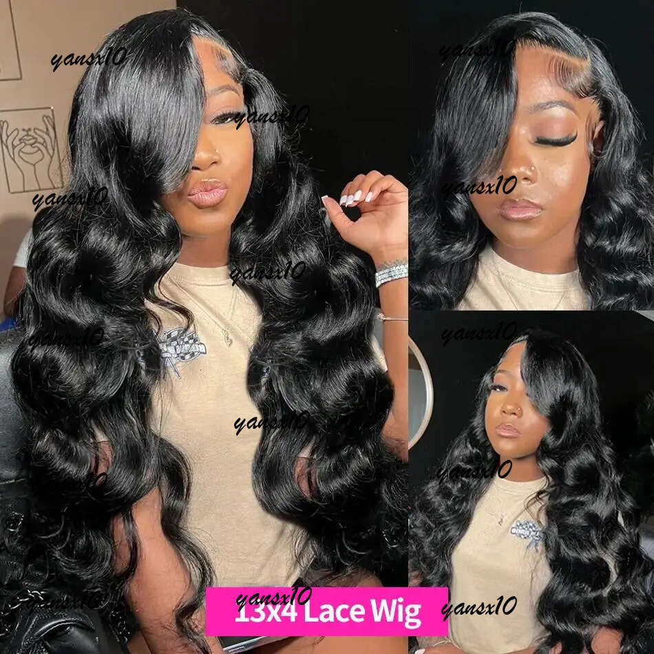 Brazilian Hd Body Wave 30 40 Inch Frontal Human Hair 13x4 Pre Plucked Wigs for Women 360 Lace Wear and Go Glueless Wig