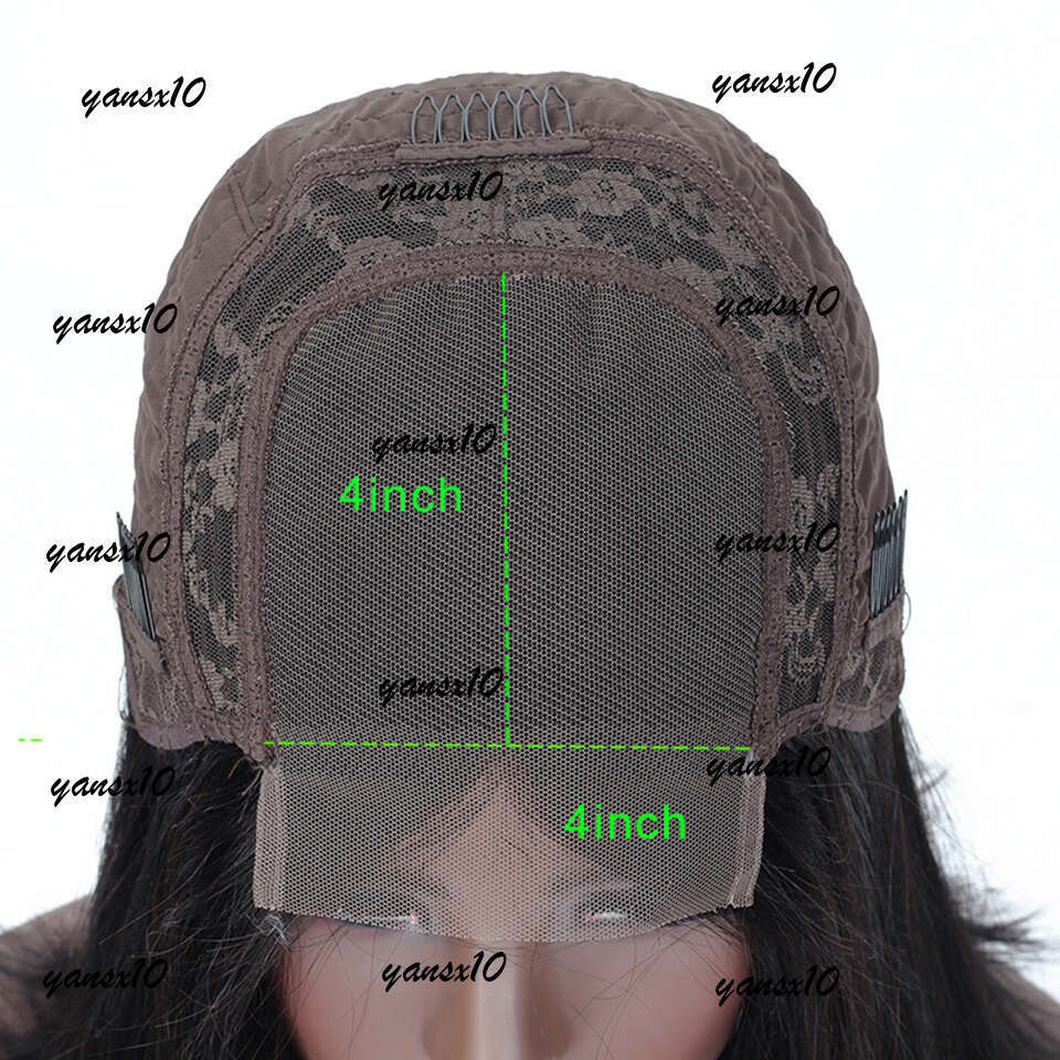 4x4 Lace Closure Wig Brazilian Straight Short Bob Human Hair Wigs Gagaqueen 150% Density
