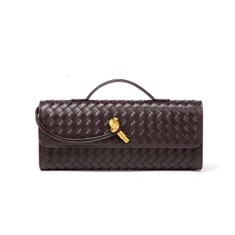 Woven Bag One Shoulder Luxury Bag Designer's Free Delivery Rectangular Bag High-end Horizontal Handbag Evening Bag Cross-border Multifunctional B