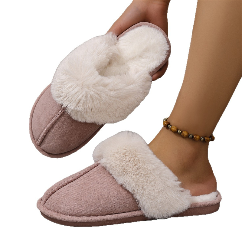 2025 designer free shipping autumn and winter flat slippers casual solid color Non-slip men's snow boots women's veet cotton shoes for warmt