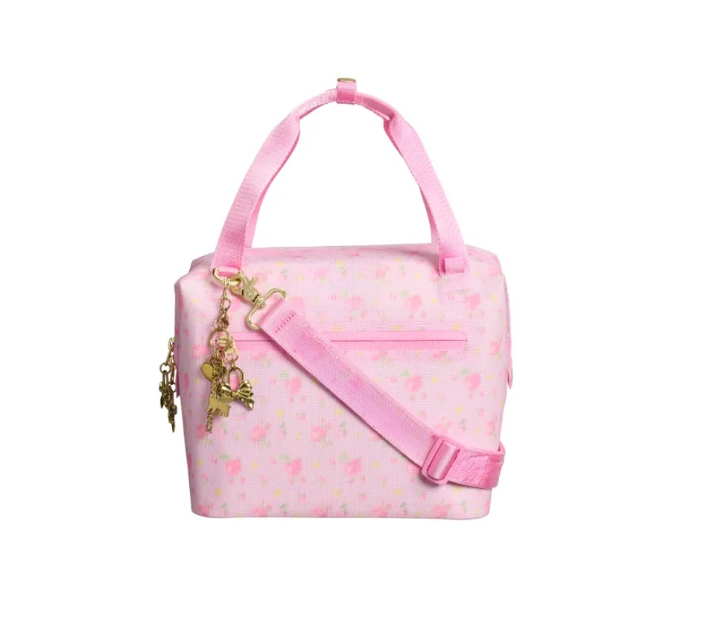 USA Warehouse Lunch bag whole day recycled polyester ice bag 12 hour cooling travel ice bag all 40 ounce cup crossbody bag with phone pocket Travel ba