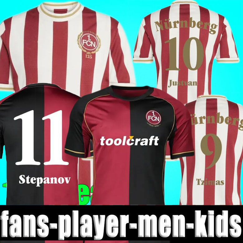 3XL 4XL 2025 Nurnberg 125 Year Anniversary Soccer Jerseys REICHERT TZIMAS JUSTVAN ORTEGEL men kids kit 25 26 Football Shirts Uniforms
