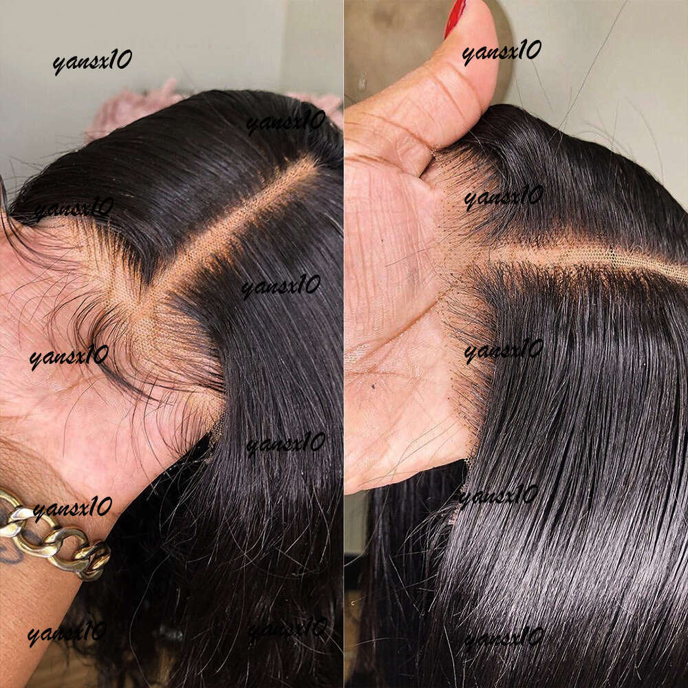 180density Peruvian Soft Black Straight Front 360 HD Transparent Lace Frontal 13X4 Glueless Wig Simulation Human Hair Wigs for Women