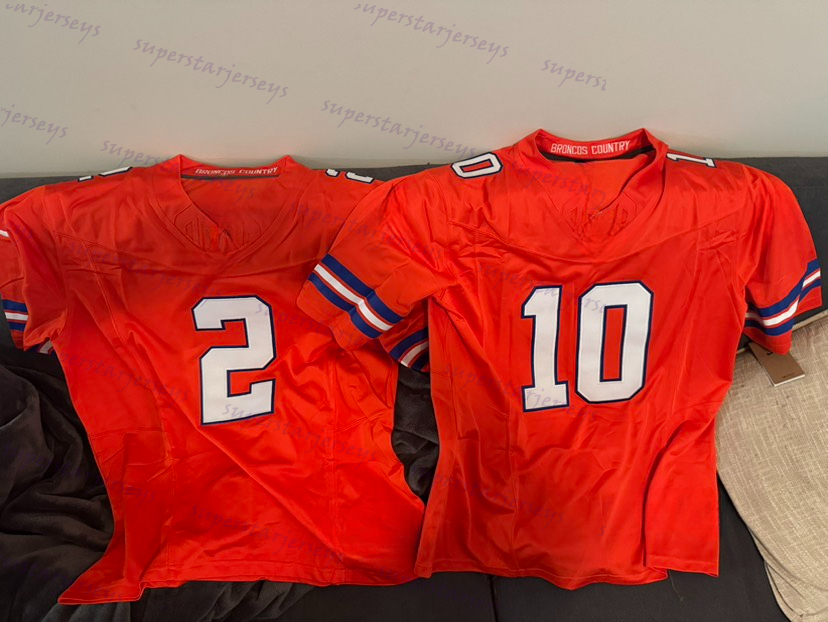 23 Barron 10 Bo Nix 2 Patrick Surtain ll 7 John Elway 14 Courtland Sutton Courtland Sutton Customized Football Jerseys Available Any Number Name For M