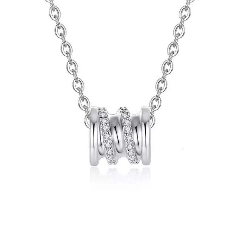 Luxury Brand Designer Jewelry 925 Sterling Silver Small Waist Necklace For Women, Niche Design, Light Luxury Zircon Clavicle Chain, Ins Style, Gift Fo