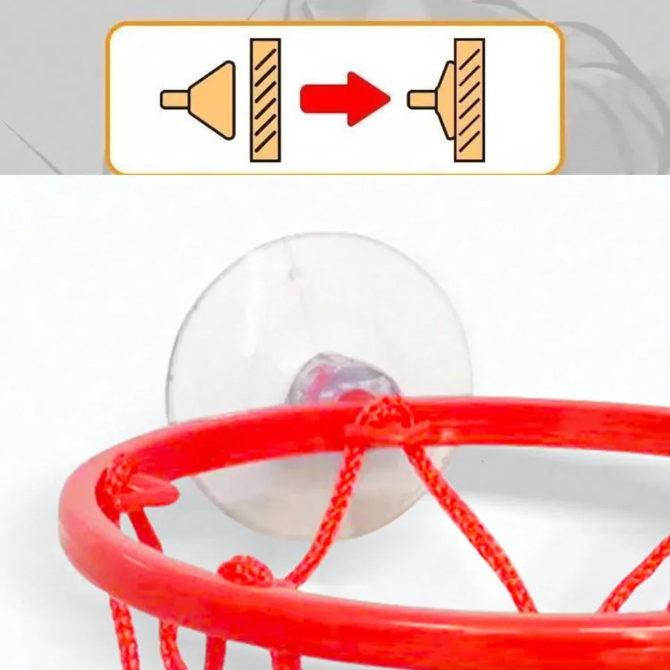 Small Basketball Set Coordinated Wrist Solid Rubber Elastic Ball Childrens Exercise Shooting Table Game Toy 250822