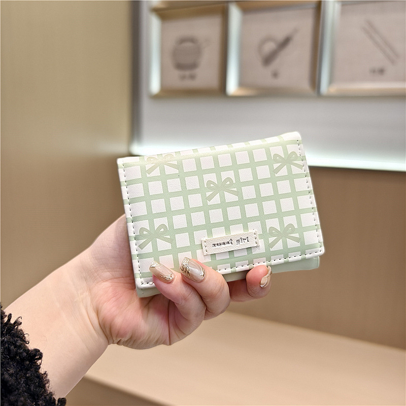 2025 autumn new plaid minimalist style elegant niche design small and exquisite butterfly bow cute mini mini bag fashionable light luxury designer wal