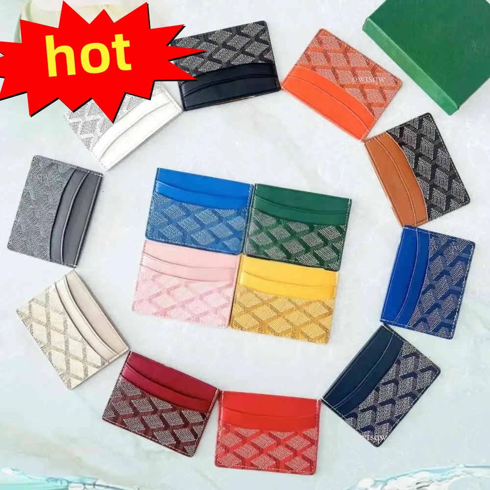 gyart Luxury Wallet Man Card Holder Man Card Purse Mini Wallet Cardholder Mens Wallet Designers Women Wallets Key Pocket Interior Slot Lady Fashionable Purses sac1