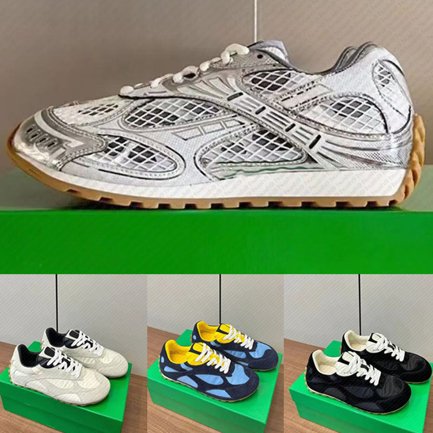 Designer Shoes BV Orbit Men's and Women's Leather Nylon Suede Sneakers Lace Mesh Outdoor Trainers Running Shoes