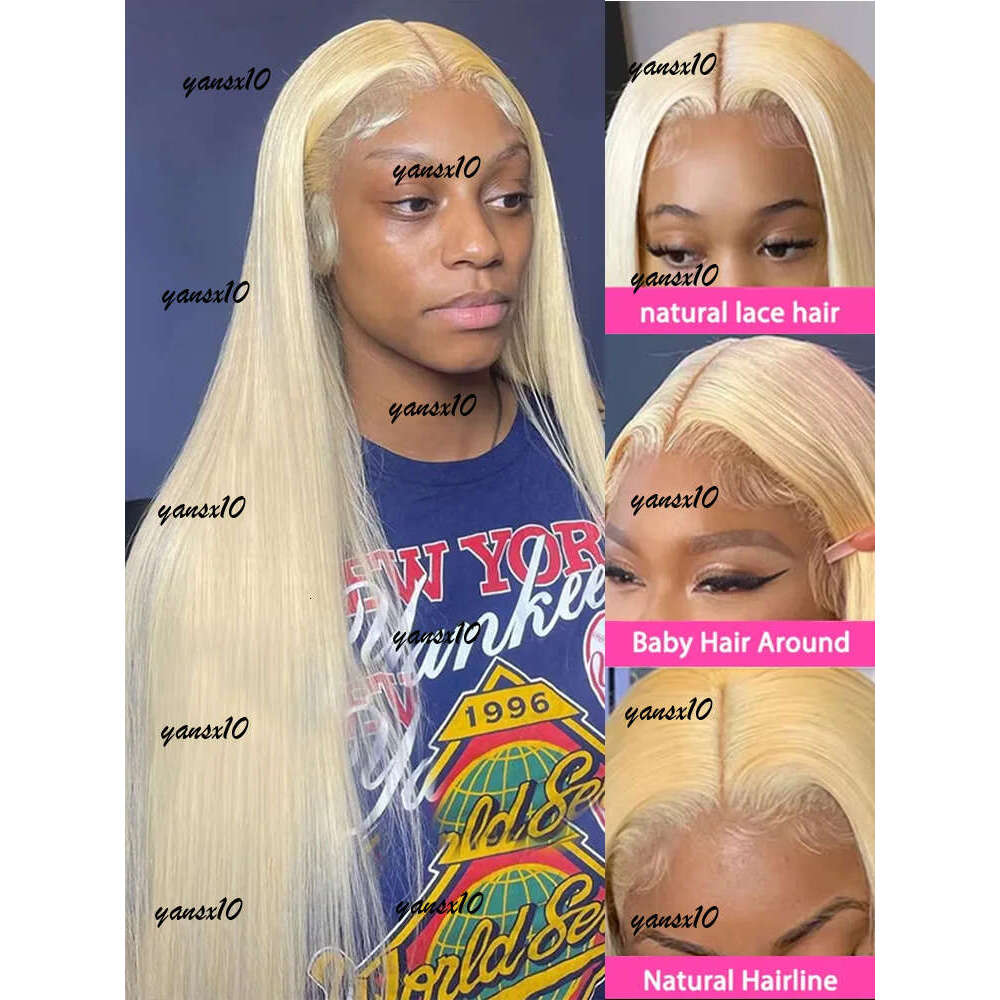 300% Brazilian 613 HD 30 40 Inches 13x6 Honey Blonde Straight Transparent Front Simulation Human Hair Wigs 13x4 Lace Frontal Wig