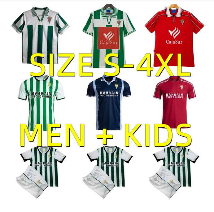 25 26 Cordoba CF Soccer Jerseys Camiseta Futbol 2025 2026 WEGERLE CUADRADO JURANOVIC States HARKES RAMOS BALBOA 2025 JONES Retro 96 97 97 99 Football Shirt