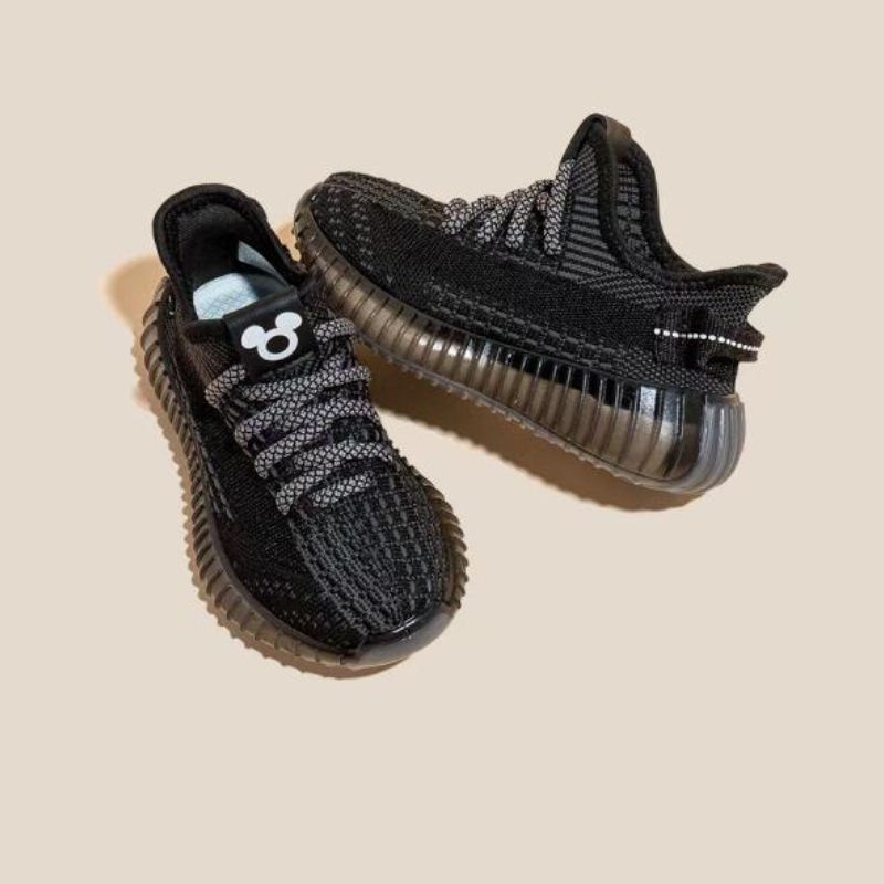 Disney Children's Shoes Boys' Breathable Coconut Shoes Super Soft Girls' Flyknit Sports Shoes baby girl Comfortable soft breathable Kid