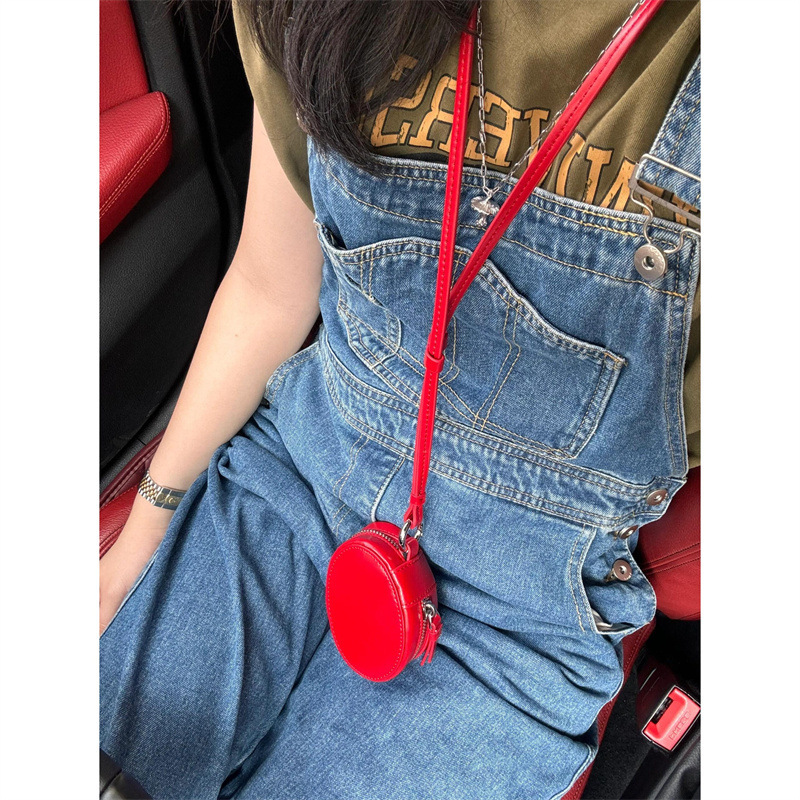 mini 2025 autumn new mini cute girl coin wallet simple, compact, exquisite, niche design crossbody bag Korean fashion lipstick key bag designer wallet