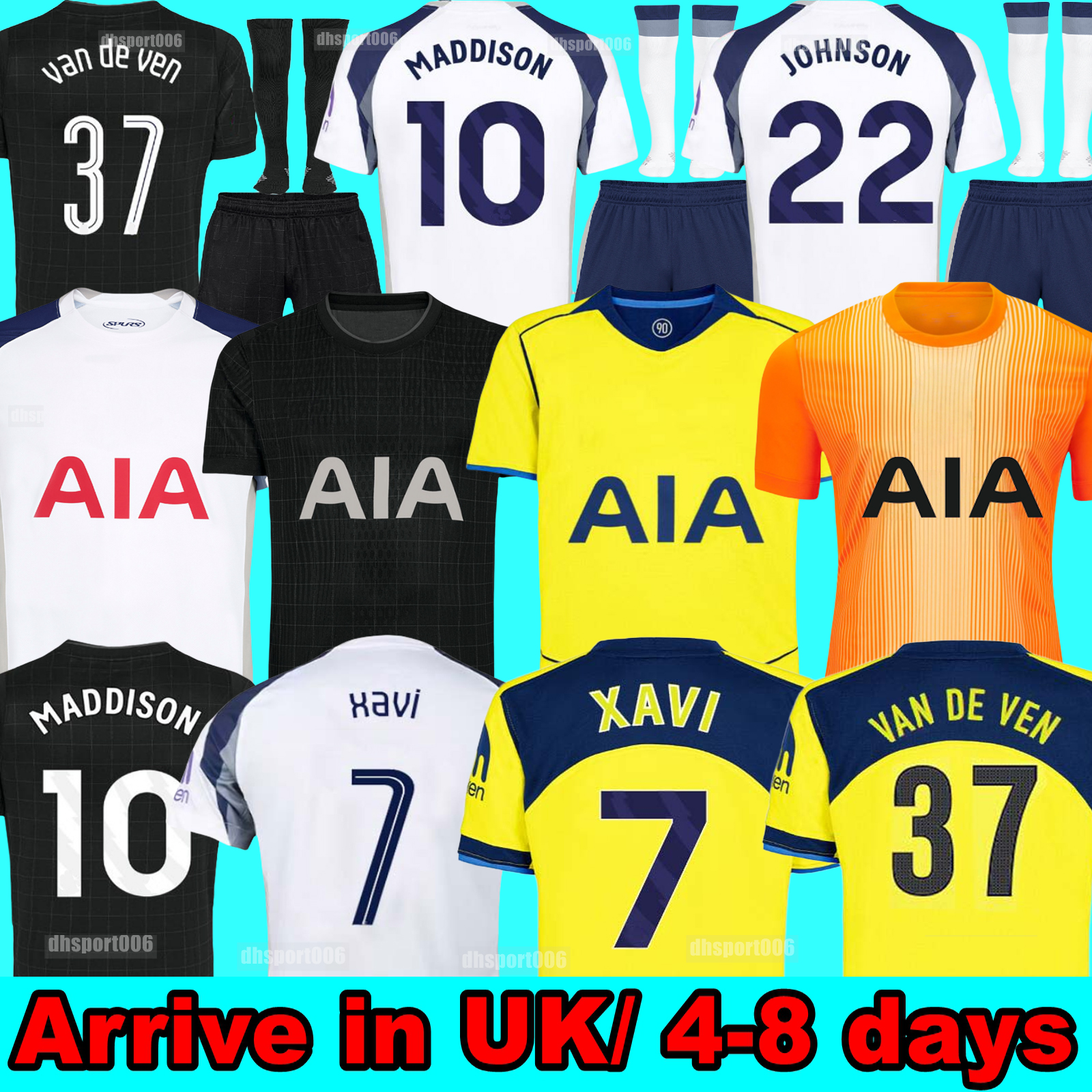 XAVI 7 25 26 TottenhamES fans player version Soccer Jerseys 2025 2026 tottenhamjersey Football shirt ROMERO VAN DE VEN KULUSEVSKI PEDRO MADDISON VICARIO Stray Kids