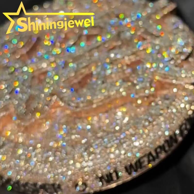 Iced Out Buss Down Gold Plated Custom Name Pendant 925 Sterling Silver GRA Moissanite Pass Diamond Test Letters Hip Hop Pendant