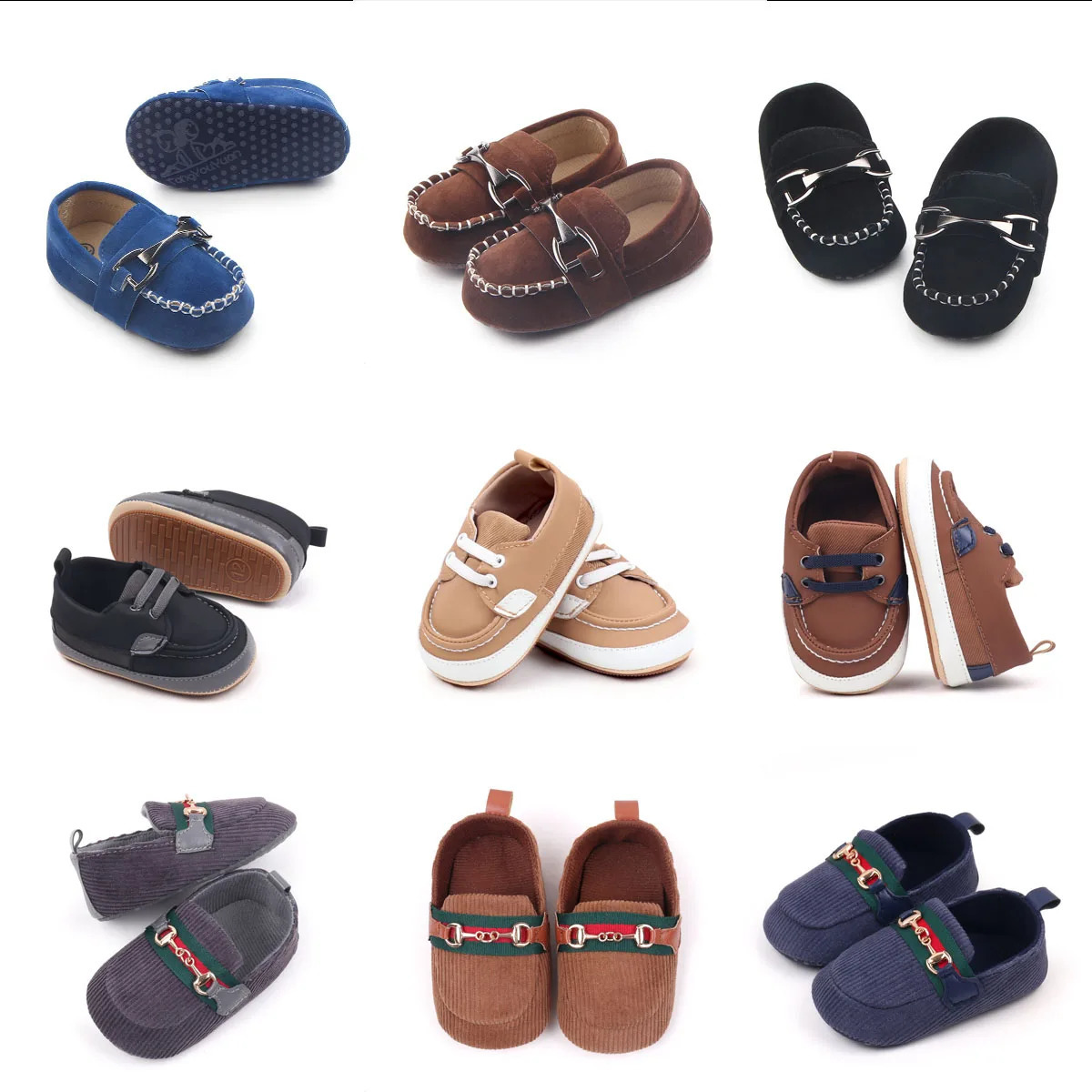 Spring and Autumn Baby Boys Girls Casual Shoes High Quality Fashion Soft Soled Nonslip Prewalker Crib Shoes Moccasins 250829