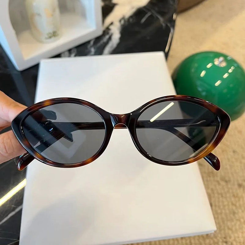 2025 Korean Style Cat Eye Sunglasses Retro Fashion Sunglasses for Women with UV Protection