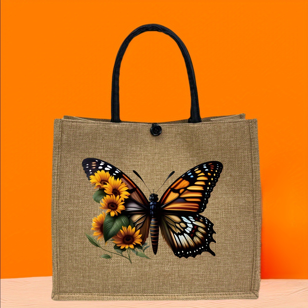 2025 Autumn New Fashionable Sunflower Handbag, Minimalist and bag Niche Coin Wallet, Lightweight Travel Beach Bag, Designer Handbag