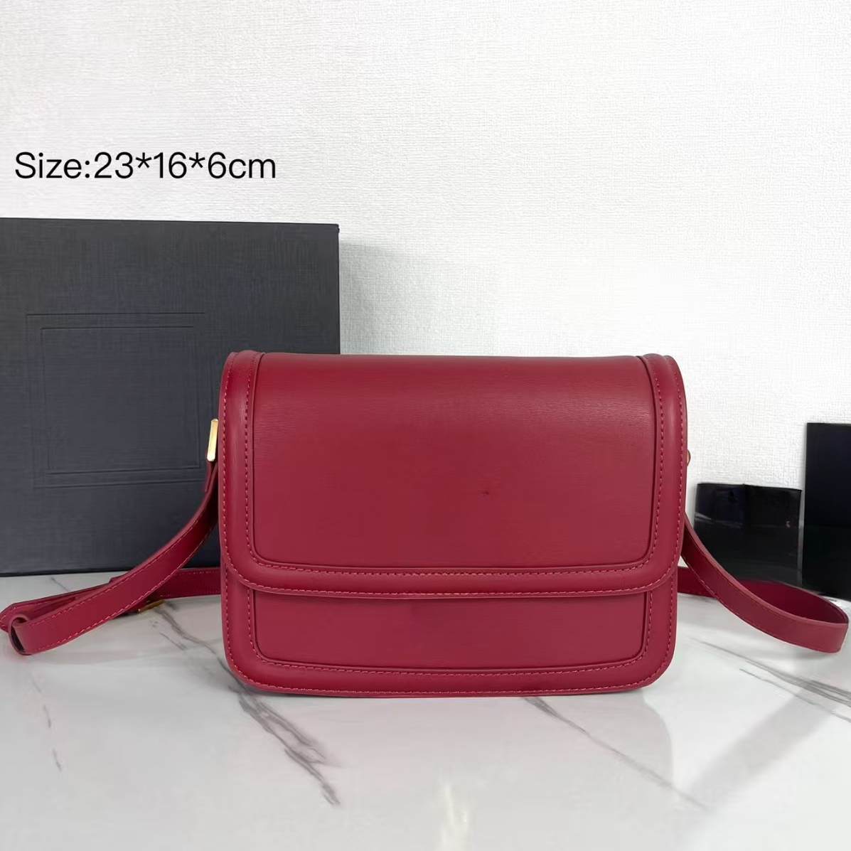 Women's Genuine Leather Cross Body Bag With Three Layers Organized Pockets Designer Box Shoulder Bags Cover Messenger Flap Bag Classic New Purses And Handbags 3338