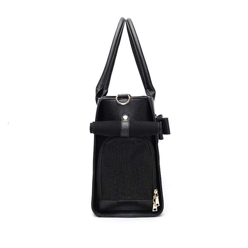 Leather Sling Dog Pet Bag Travel Carrier Cat Portable Dogs Outdoor Puppy Shoulder Bags Cats Supplies Carrying Handbag Breathe