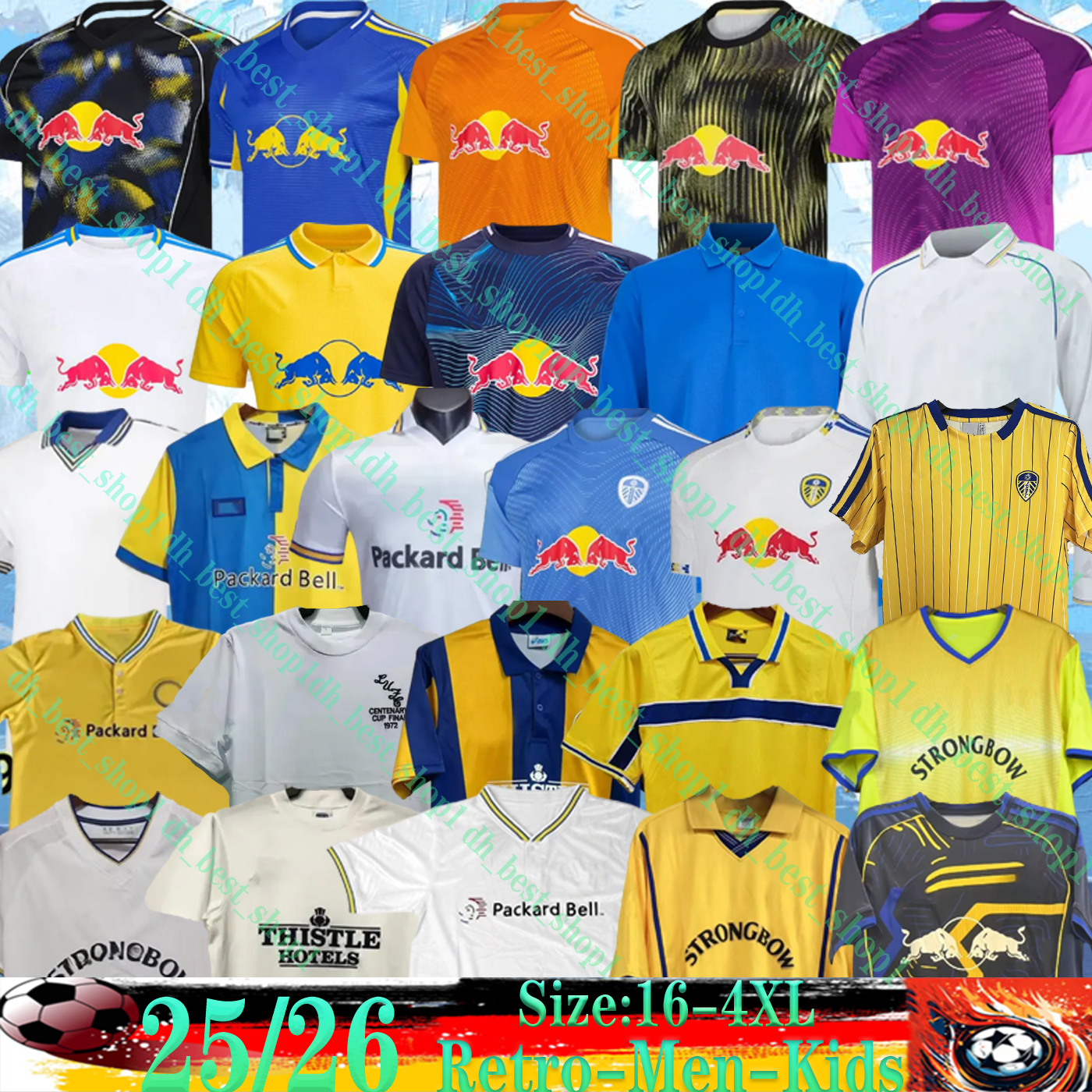 Leeds UNITEDSS25 26 BAMFORD Retro 1978 89 90 91 92 93 94 01 02 03 Llorente Soccer Jerseys 2025 2026 Adams Aaronson HARRISON Sinisterra JAMES Men Kids Kit Football Shirts