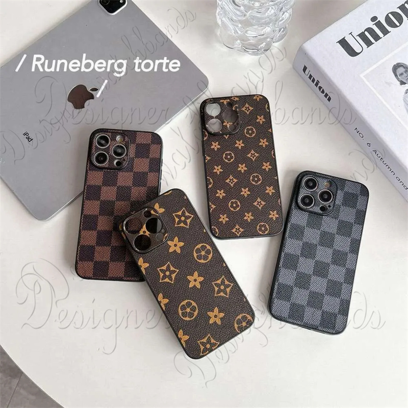 iPhone Case Designer Phone Cases for iPhone 17 Pro Max Case 16Plus 16Pro 15 Pro Max 14 13 12 Pro 11 15 Plus 14 Plus XR Case Fashion Leather Embossing 