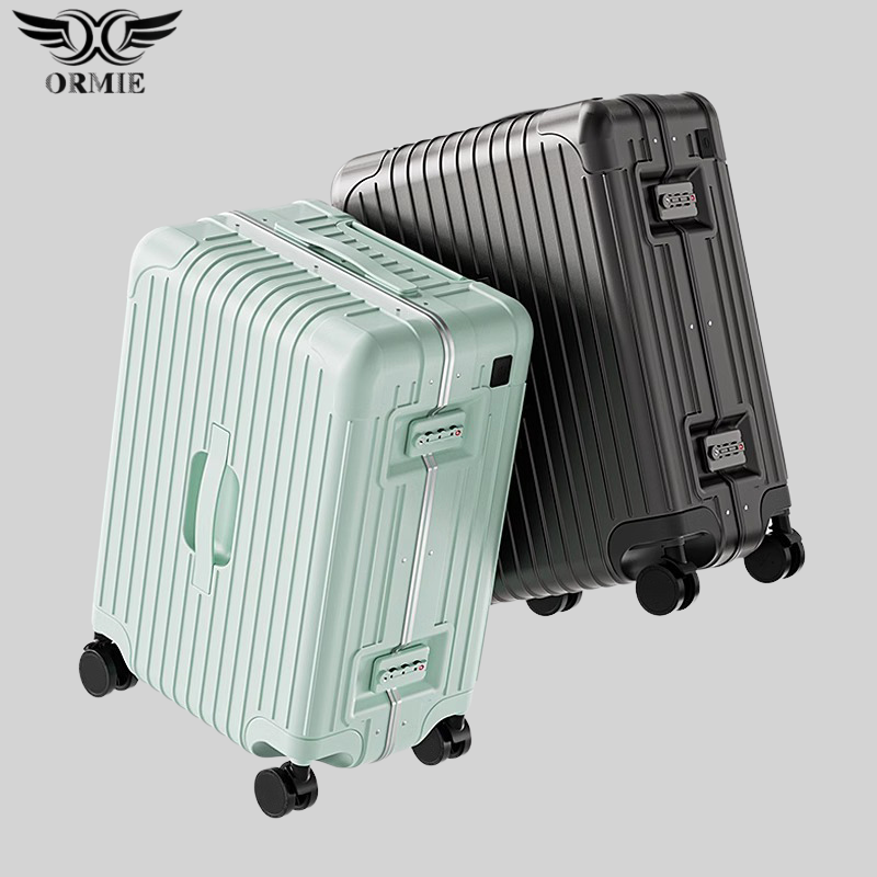 ORMIE Multifunctional Hard Shell Luggage with TSA Lock & 360° Wheels 079