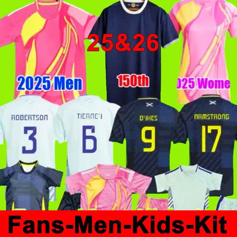 2025 2026 Scotland Soccer Jerseys 25 26 ROBERTSON McTominay McGREGOR SHANKLAND MCGREGOR Football Shirt Home Away thrid maillot de Foot men kids kits unifrom