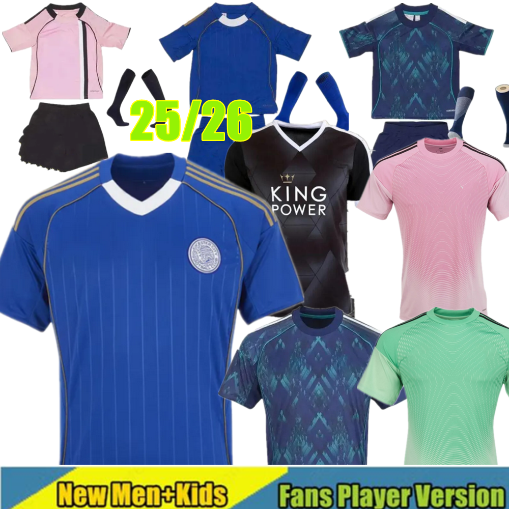 25 26 Leicesterss soccer jerseys VARDY MAVILD BARNES WINKS BARNES PEREIRA 2025 2026 City Soccer Jerseys city AYOZE NDIDI Retro 15 16 17 men kids Football shirt Kit set